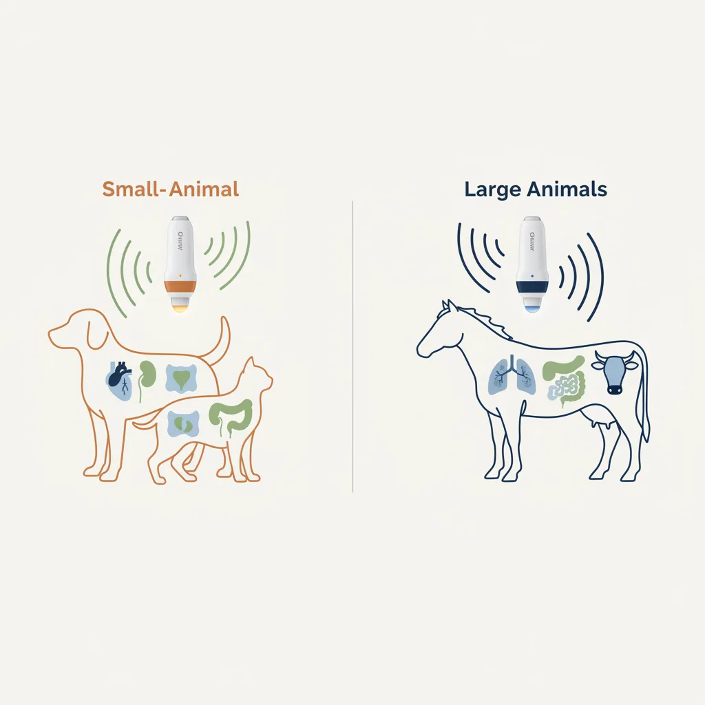 Small-animal vs large-animal applications