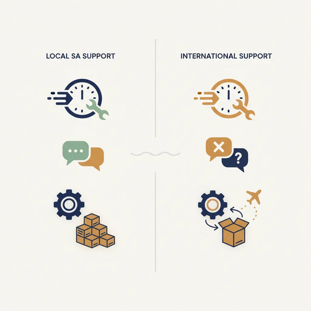 Local SA vs international support models