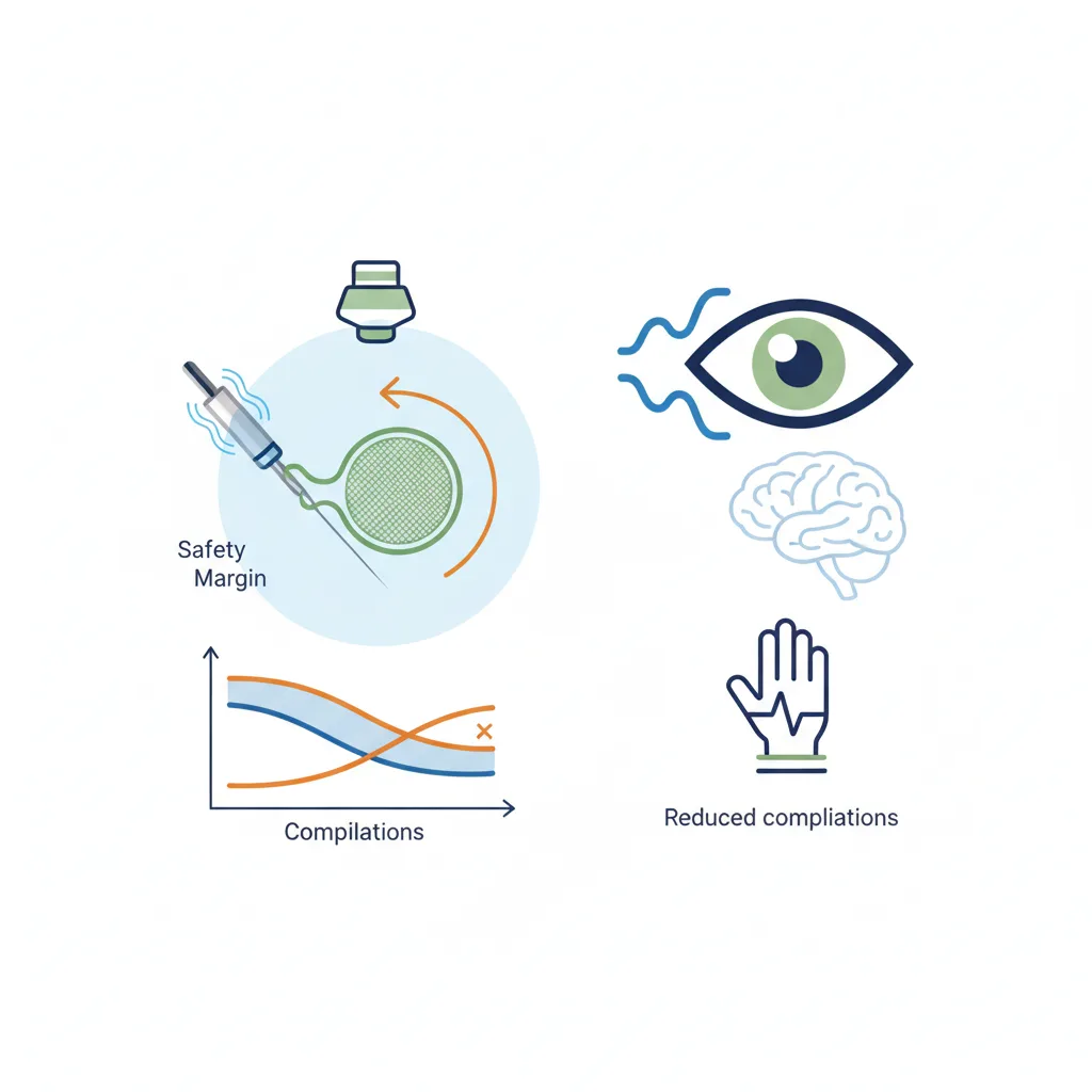 Visualisation widens the safety margin